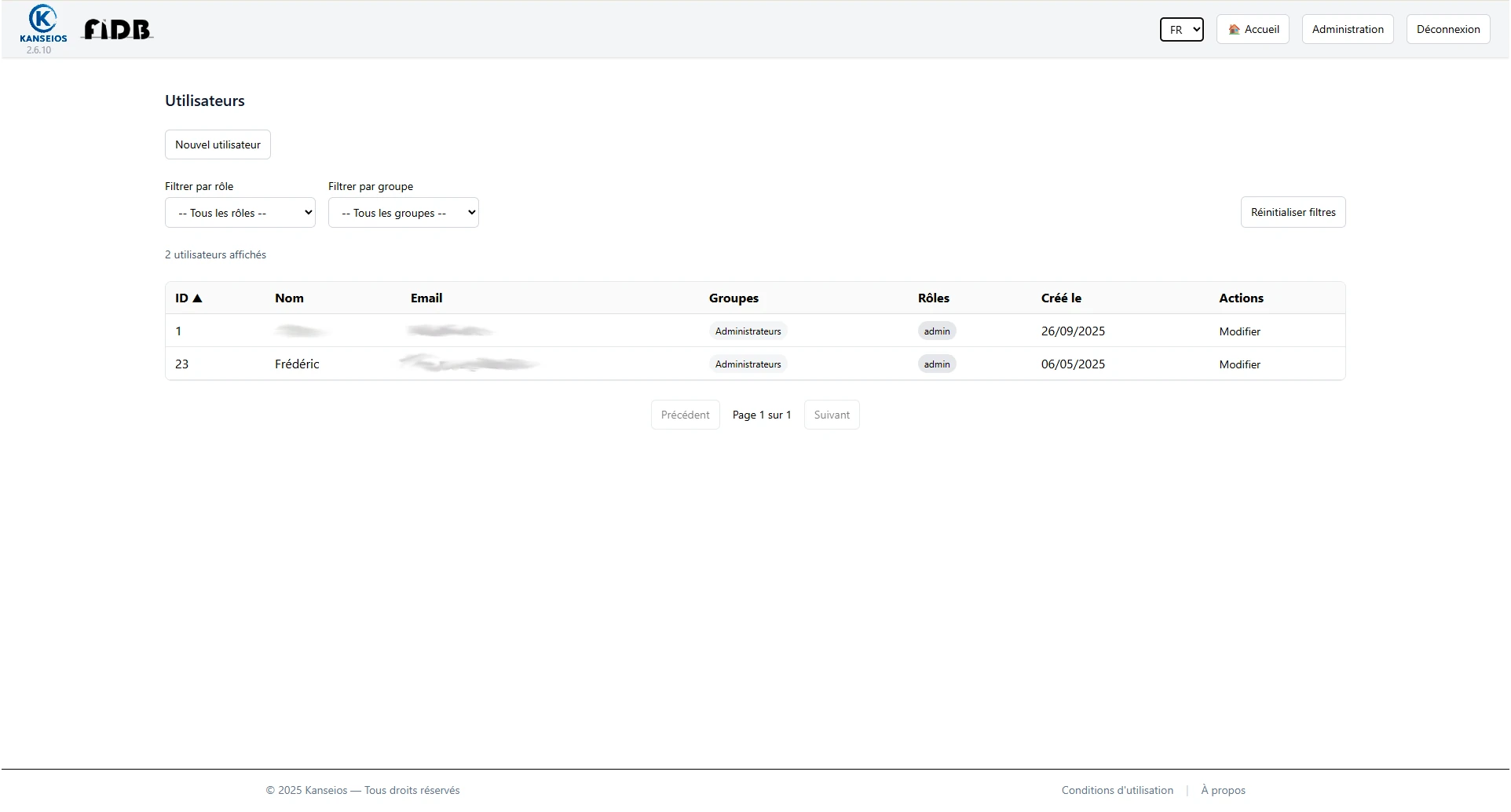 Capture - Administration facile et flexible