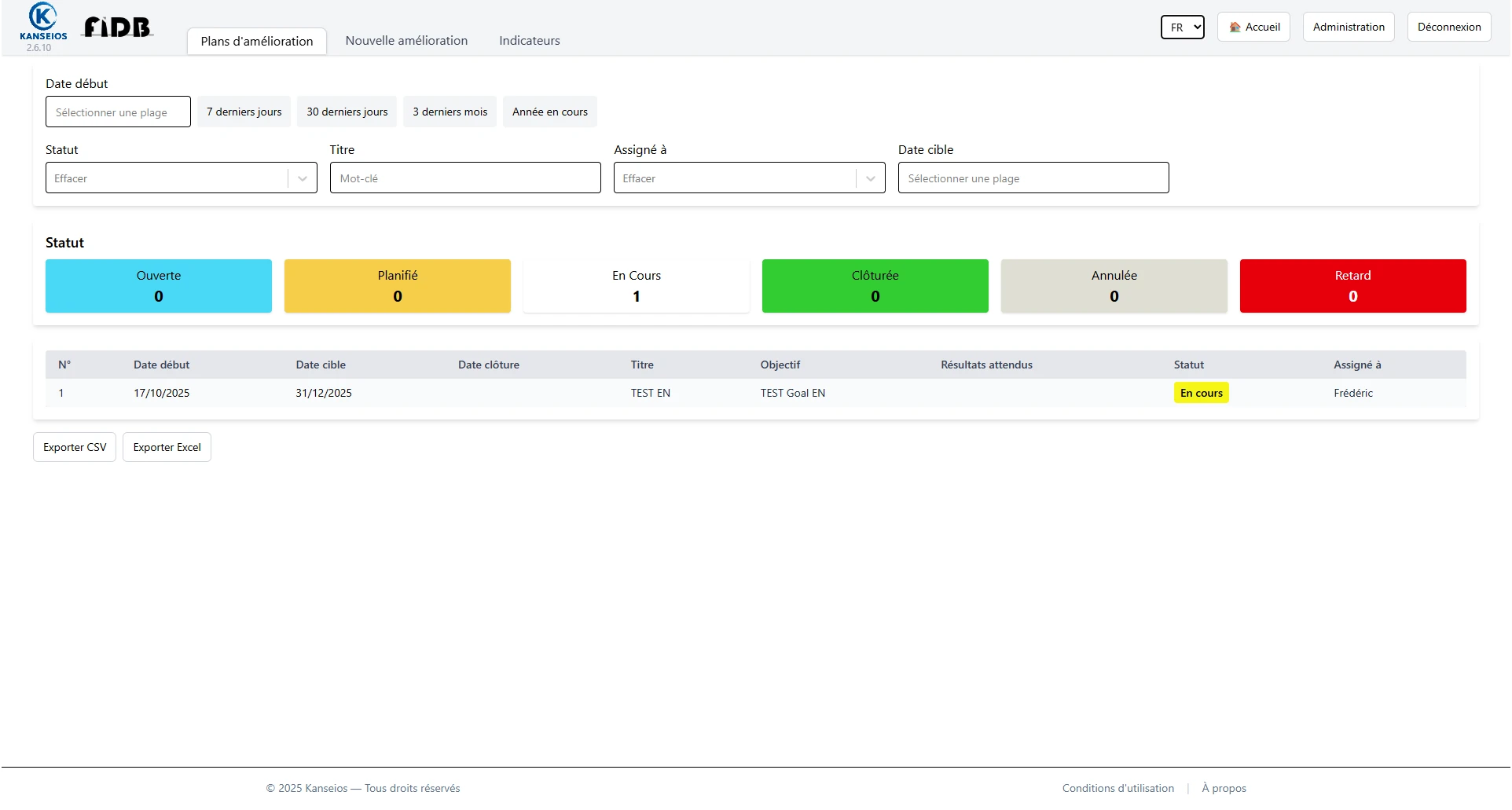 Capture - Amélioration