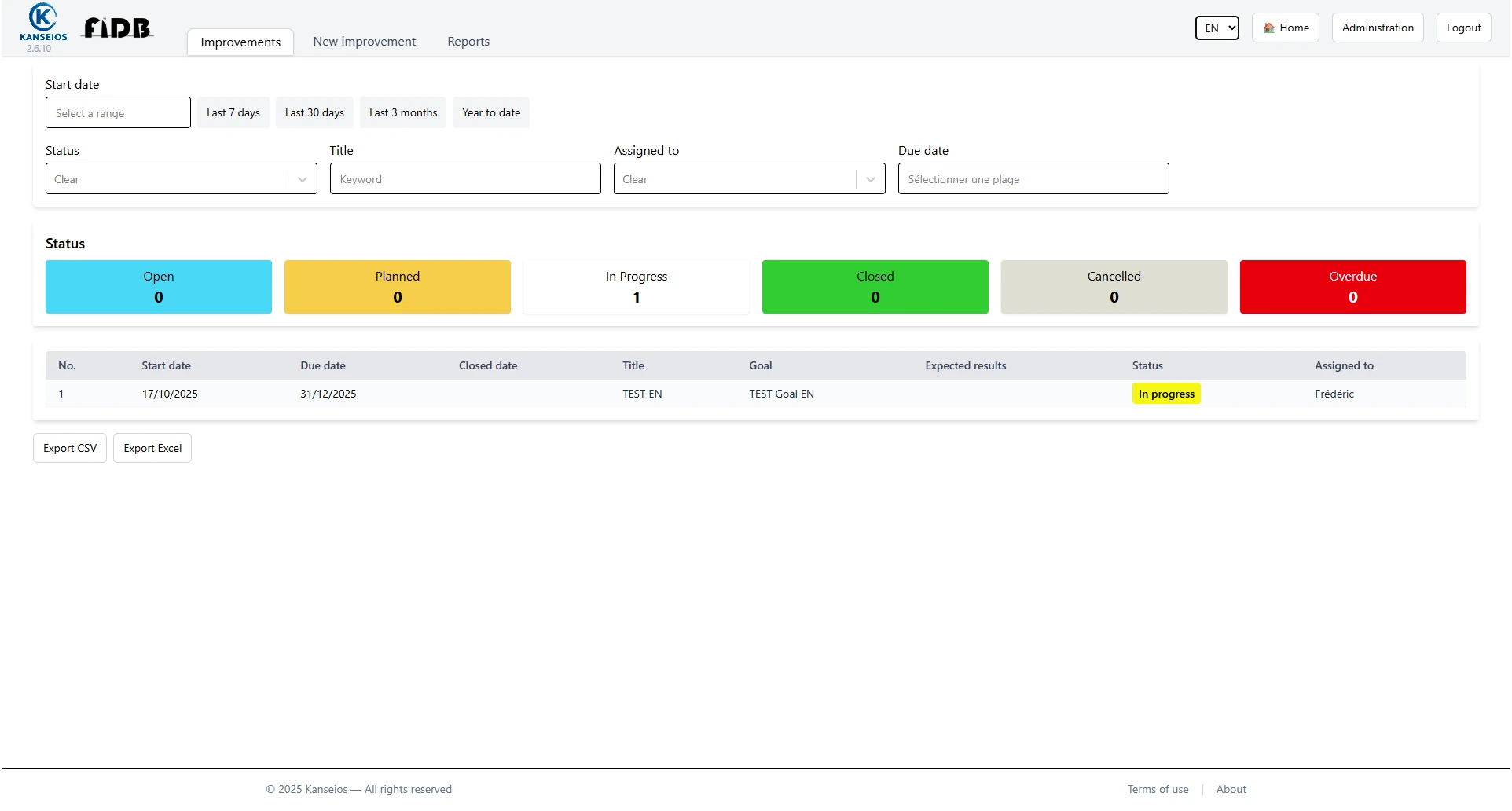 Capture - Verbetering
